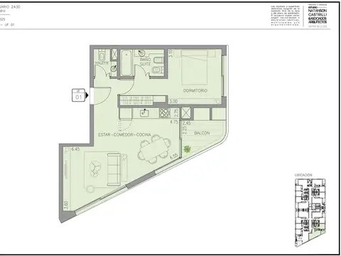 Departamento en Venta en Beccar, USD 133.460