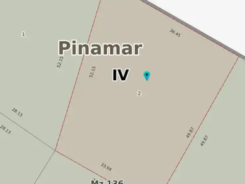 Terreno en Venta en Pinamar, USD 590.000