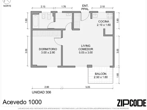 Departamento en Venta en Villa Crespo, USD 185.000