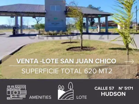 VENTA LOTE 600 M2 SAN JUAN CHICO, HUDSON