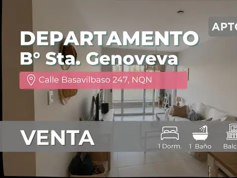 VENTA DEPTO 1 DOMRITORIO B° STA. GENOVEVA NQN