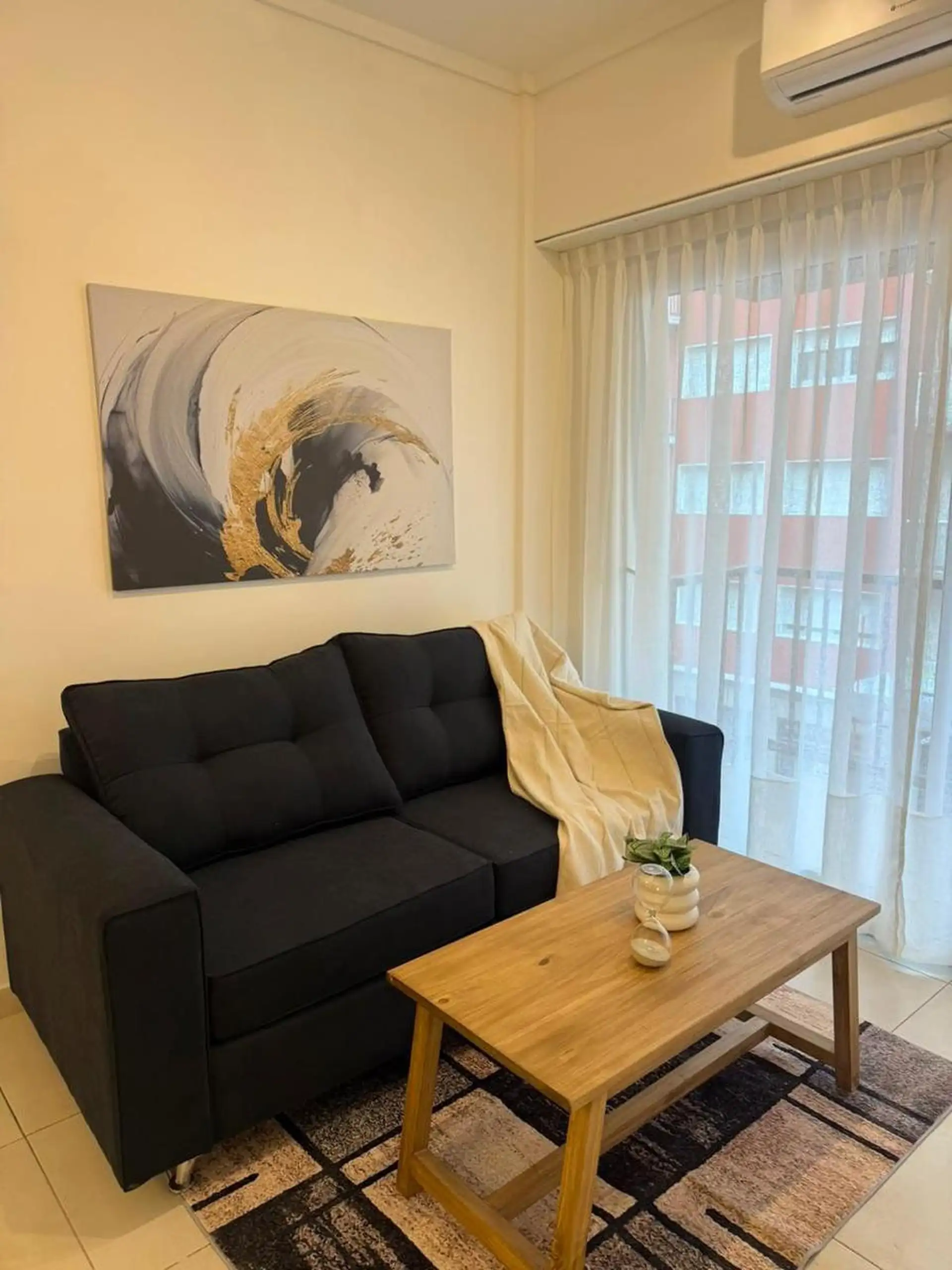 Departamento 2 ambientes con dependencia, 58m² — Plaza Colon