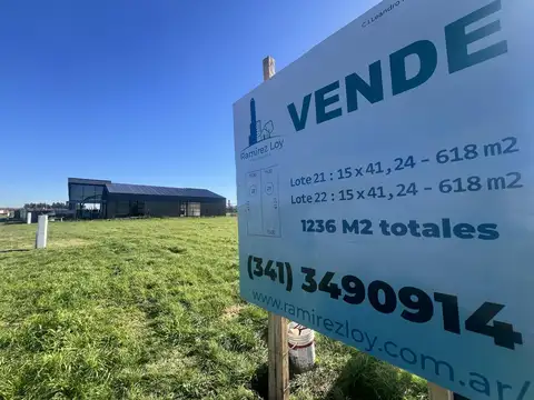 Terreno en Venta 30  mts Frente