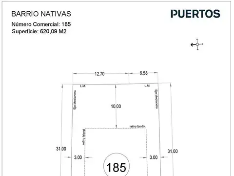 Terreno Lote  en Venta en Nativas, Puertos, Escobar