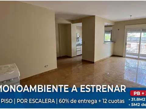 MONOAMBIENTE A ESTRENAR EN VENTA ZONA UCA