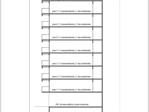 Departamento en Venta de Monoambiente