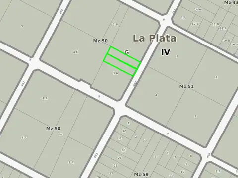Terreno en venta - 407mts2 - Villa Castells, La Plata