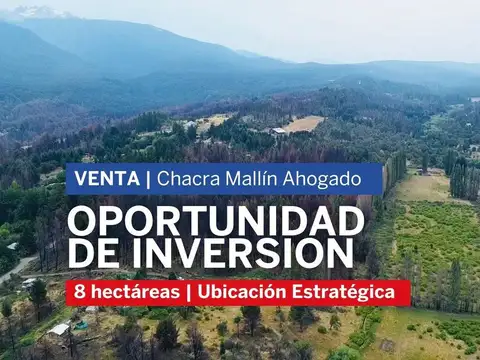 Chacra 8 ha Mallin Ahogado - Ubicación Estratégica