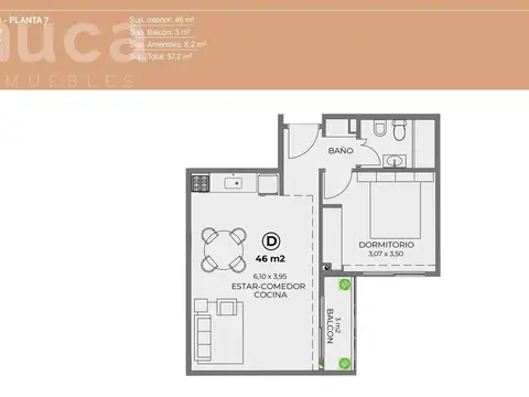 Ruiz Huidobro 3075 Piso 7 Departamento D