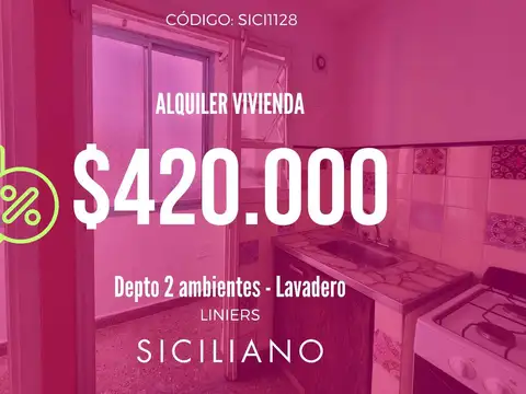 Departamento en Liniers