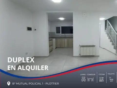 DÚPLEX EN ALQUILER – 2 DORM | PLOTTIER