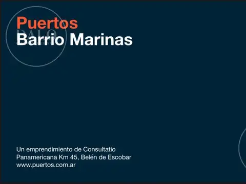Terreno en  venta 