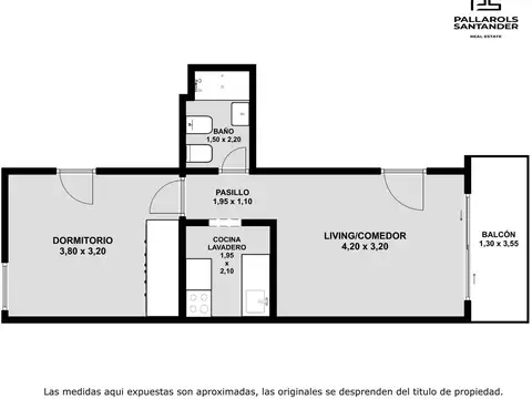 Departamento en Venta de 1 dormitorio