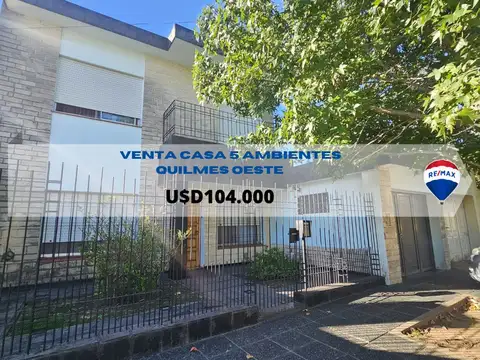 VENTA CASA QUILMES OESTE
