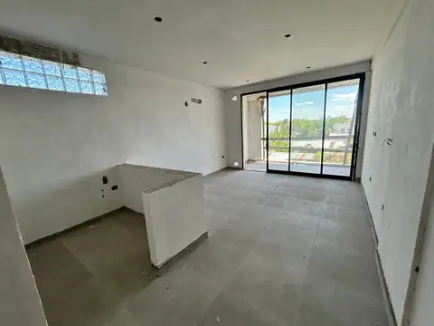 Departamento mono ambiente en construcción