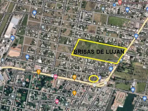 Terreno Brisas del Luján, Santo Tomé, 10x26mts