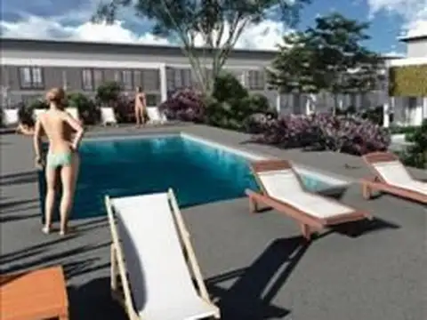 Depto Tipo Casa 3 ambientes con 2 baños