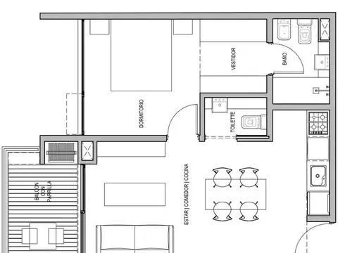 Departamento en Venta en Villa Crespo, USD 152.000