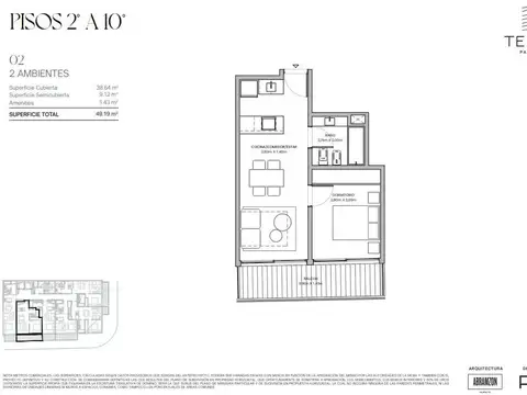 Departamento en Venta Apto profesional