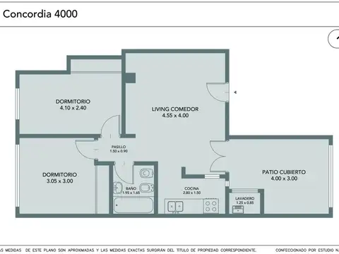 Departamento en Venta de 2 dormitorios