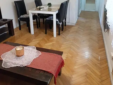 Departamento 2 Ambientes  Luminoso Equipado Barrio Norte