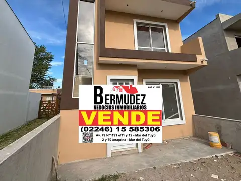 Venta Dúplex 3 Ambientes Calle 6 E/ 88 Y 89 Mar Del Tuyú