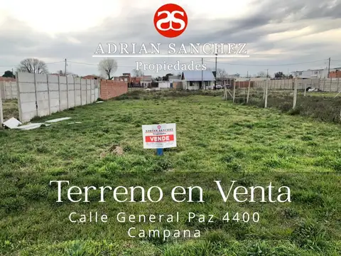 Terreno en Venta en Zarate, Partido de Zárate