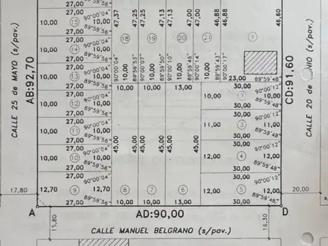 Terreno en Venta en Cavour, Las Colonias