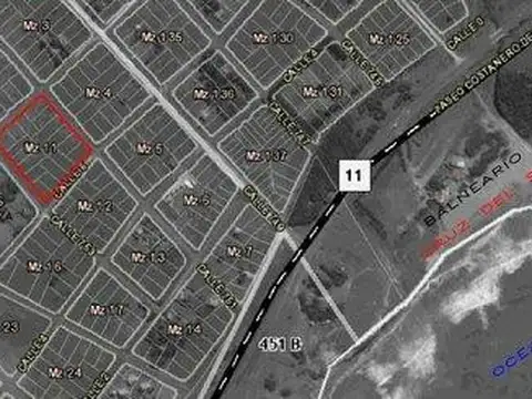 Terreno en Venta en Barrio Chapadmalal, USD 75.000