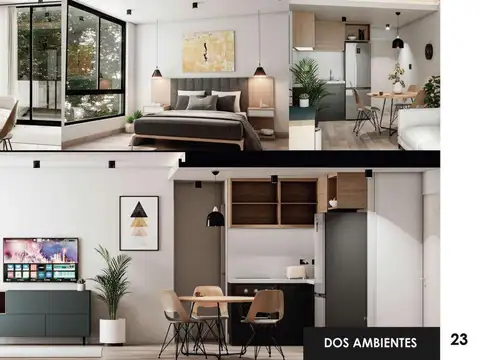 VENTA DEPARTAMENTO DOS AMBIENTES CON TERRAZA EN BARRIO NORTE