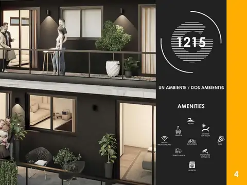 Departamento en Venta de 1 dormitorio