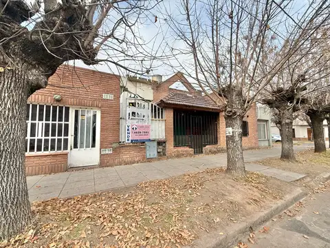 Casa 3 ambientes con patio, cochera, dependencia y 2 locales comerciales en Villa Luzuriaga