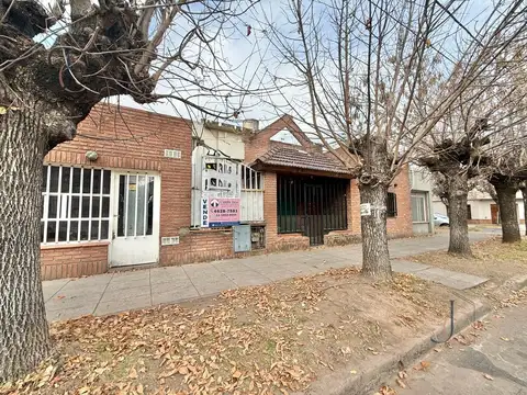 Casa 3 ambientes con patio, cochera, dependencia y 2 locales comerciales en Villa Luzuriaga