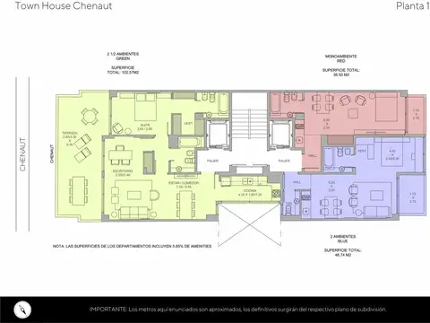 Departamento en Venta de 2 dormitorios