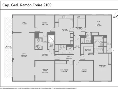 Departamento en Venta de 7 ambientes