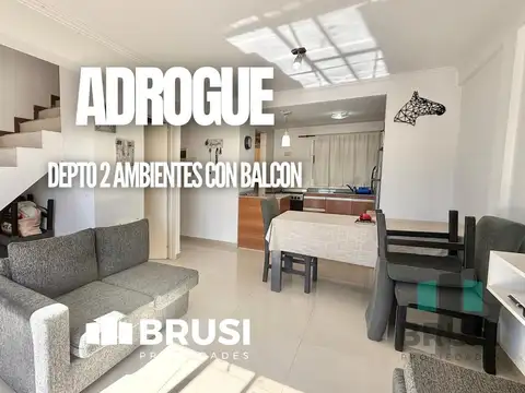 VENTA DEPARTAMENTO DOS AMBIENTES CON COCHERA - ADROGUE 