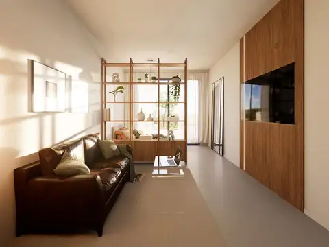 Departamento Monoambiente con 1 baño