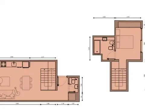Departamento en Venta de 1 dormitorio