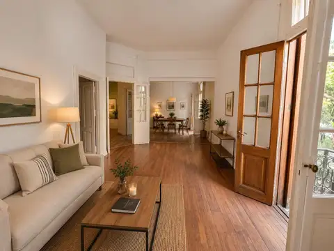 VENTA: Casa en planta alta de época con tres dormitorios a remodelar. Lourdes, Rosario.