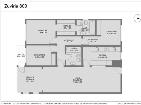 Departamento en Venta de 3 dormitorios