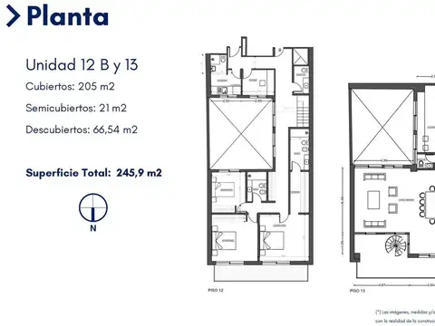 Departamento 4 ambientes con 2 baños