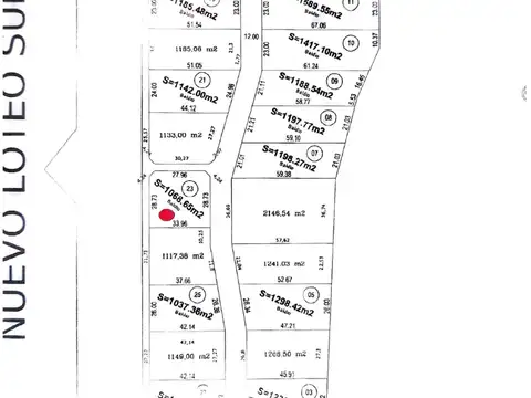 Terreno en Venta de 1056,0 m2