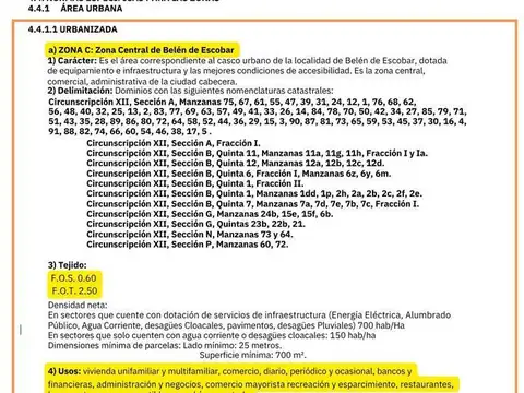 Terreno en Venta de 750,0 m2