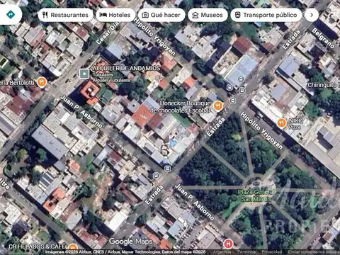 Terreno en Venta 43  mts Fondo