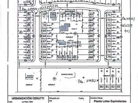Terreno en Venta 35  mts Fondo