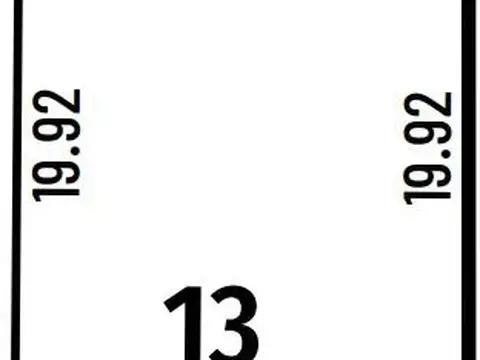 Terreno en Venta 11  mts Frente