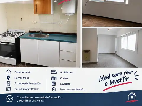 Departamento en venta – ramos mejía
