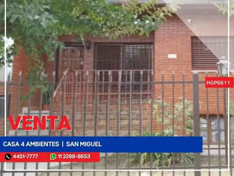 Casa - Venta - Argentina, San Miguel - San Lorenzo 1936