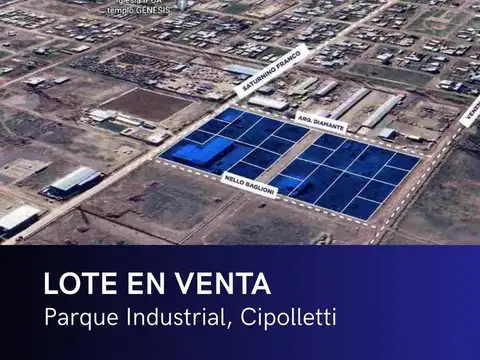 LOTE EN VENTA | PARQUE INDUSTRIAL CIPOLLETTI