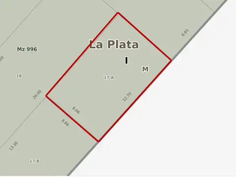 Terreno en Venta en La Plata, USD 60.000